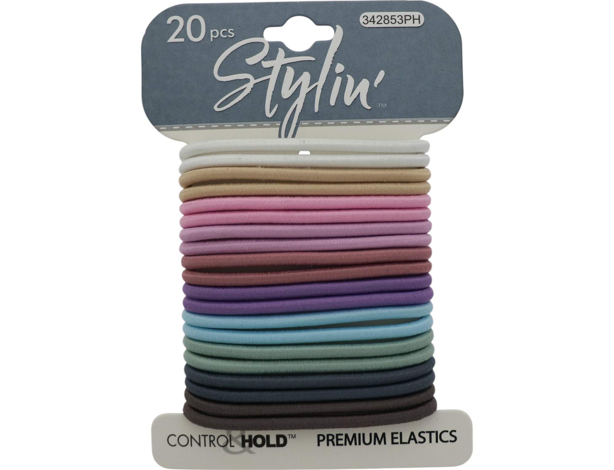 STYLIN HAIR TIES 20 PCS COLORFUL